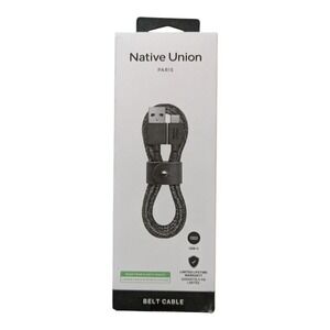 V4. Native Union Belt Cable 4' USB-C to USB-A Cable‎ - Cosmos
